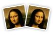 Mona Lisa - FantaMorph sample morphing pictures, morphing movies and morphing animation effects