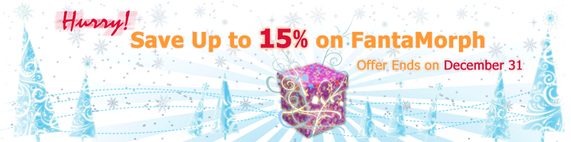 Save Up to 15% on FantaMorph